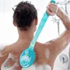 Badborstel Lange Handvat Scrub Skin Massage Douche Voeten wrijven Borstel voor Back Exfoliation Borstels Body voor badkameraccessoires