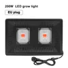 Full Spectrum LED växer ljus för utomhusplantor tillväxt Flood Light 400-850nm Vattentät 50W 100W 150W COB Ultra Tunna växellampor