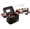 Hot Women Portable Cosmetic Polka Dots Organizer Beauty Makeup Case Multi-function Pouch Zip Bags Pu Bag Free shipping