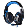 Kocja Każda G2000 Gry naduszek Gaming Headphone Headset Słuchawki Opaska z Mic Stereo Bass Led Light for PC gry 10 sztuk / partia