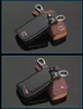 Lexus Audi Mercedes Peugeot Toyota VW Skoda BMW Hyundai Protection Car Key Covers Case Bag2517의 진정한 가죽 자동차 키 케이스