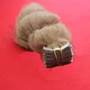 # 18 Dark Ash Blonde Tape In Hair 100g 2.5g / pc Loose Wave Brasilian Non-Remy Hair på lim Invisible Tape Pu Skin Weft 40st