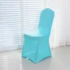 Modern Thicken Seat Cover Pure Color Wedding Banquet Conjoined Elastic Chair Covers Stretchy Hotel Decoration Supplies 6 4gx ff