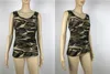 Wholesale Plus Size 3XL 4XL 5XL 7 Colors Camouflage Women's Sleeveless T Shirt Ladies Sundress 2018 Summer Vest Tank Tops With Large Stock