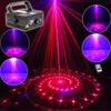 Mini 3 Len 24 RB Roodblauw Patronen Projector Stage Apparatuur Licht 3W Blauw LED Mixing Effect DJ KTV Toon vakantie Laser Stage Verlichting L24RB