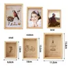 High Quality Porta retrato Creative Gift Home Decoration DIY Wood Photo Frame Wall Picture Album EJ678442