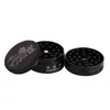 3D Metal Amsterdam Herb Grinder Rökning Tillbehör 3 Lager Tobaksslipare Magentic Design med Scraper9680146