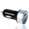 LED Ekran Araç Şarj 2 Port USB 3.1A Max iPhone için Samsung Xiaomi Huawei Cep Telefonu Tablet Car-Charger
