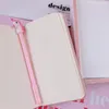 Rosa unicorn flamingo cactus notebook box set dagbok med gel penna brevpapper skolmaterial gåva till tjejer barn studenter wj016