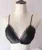 Estate nuovo reggiseno sexy in pizzo con spalline sottili avvolto sul petto a V profonda con bikini a fionda intimo reggiseno a triangolo