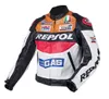 Moto GP Motorfiets REPSOL Racing Jacket Motorrijden PU lederen herenjas