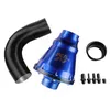 RASTP KN APOLLO CIS Flödesluftsfilter Universal Race Car Cold Air Intuction Kit med Air Box Filt Blue har i stock4178461