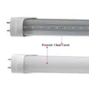 Lager i US + BI-pin 4FT LED T8 Tubes Light 18W 22W 28W Dubbelrader T8 Byt vanlig rör AC 110-240V UL FCC