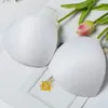 1Pair / LOT NYHET 2021Women Intimates BH Accessoarer Triangel Svamp Baddräkt Pad Breast Chest Enhancers Foam Bra Tryck upp insatser