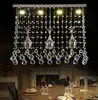 Kryształowe lampy wisiorek Kombinacja LED Sufit Light League Restauracja Dining Stół LLFA