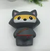 Kawaii Ninja Squishy 팬더 슬로우 Risinig 슈퍼 소프트 점보 짜기 전화 매력 스트레스 릴 리버 키즈 선물 감압 장난감