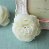 50PCS Artificial Flowers Heads Hydrangea Peony Flower Silk Artificial Flowers Wall For Wedding Decoration Background Wall birthday272s