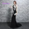 Robe de Soiree 2020 Mermiad Evening Long Dresses Jewel 바닥 길이 아플리크 공식 이브닝 가운 Abendkleider3001938