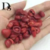 50g Natural Red Coral Gravel Tumbled Stones Crystal Jade Polished Chips Chakra Ocean Sea Plant Minerals Gifts Decoration