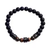 Matte Black Agate Armband Herenmode High-End Hoge Kwaliteit Volwassen Charme Kralen