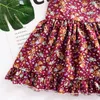 Roupas de bebê Girl039s Vestidos de verão menina vintage floral rendas cinta halter vestido Europa Estados Unidos Roupas Infantis 18761276304