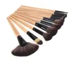 Promotion 32 PCS Pro Makeup Cosmetic Brushes Wood Brushes Kit Brush Set In Pouch Case TF1879266