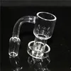 Fumer Quartz Terps vide Banger OD 25mm clou UFO Carb Caps Domeless Terp Slurper Up huile Bangers pour conduites d'eau en verre