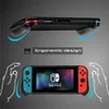 Pour Nintend Switch Case Stores 2 Jeux, Changez la couleur de girp Couleur gris bleu rouge couverture molle avec absorption de choc5274985