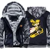 Anime Hoodie Утолщение зимних толстовок Мужчины MOLETOM MOLETOM MASCULINO Световызвенные типографии