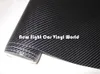 Black 4D Black 4D Fibre en carbone Vinyle Film de fibre de carbone pour le film enveloppant de la voiture