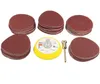 Freeshipping 2 Inch/50mm M6 Self-adhesive Wool Polishing Disc Tray Chassis with 50 Sandpaper for Power Tools