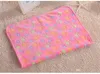犬のベッド毛布マルチサイズの自治題の子犬パッドサンゴのベルベット猫の毛布柔らかい居心地の良いかわいいペットマット2 5xW3 II