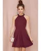 Бордовое платье для выпускного вечера, высокое качество, винно-красное короткое платье для особых случаев, вечернее платье для выпускного вечера, платья de fiesta co4632219