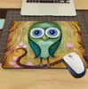 Maiyaca Komik Baykuş Hayvan Mousepad Ev ve Ofis Masasında Süsleyin GMGING Mouse Pad Boyutu (22x18x0.2cm)