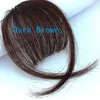 Clip In On Bangs Clip In Front Neat Bangs Fringe 100 Human Hair Extension Hand Tied Hair Bangs For Woman2644210