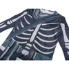 Boys fantômes Skull Skeleton Jumps Cosplay Costumes Party Halloween Kids BodySuit Masque Fancy Dishat