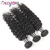 Mink Brésilien Peruvian malaisien indien Indian Deep Curly Virgin Poule d'œuvre Body Wave Kniky Curly Human Fils Fackles pas cher 4701197