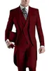 Настроить дизайн жених носить свадьба смокинги в таблетках для мужчин для вечеринок деловые костюмы пальто Walishcost брюки 3 частей набор (куртка + брюки + галстук + жилет)