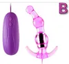 2018 Nuovo Arrivo Silicone Vibrante Anal Plug Butt Toys Vibratore Anal Dildo Plug Giocattoli erotici 6 Tipi Prodotti del sesso Giocattoli adulti del sesso