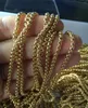 Gnayy Groothandel 3 Meter Lot in Bulk Rvs Vergulde Box Rolo Chain Sieraden Bevindingen Markering DIY 3mm breed