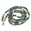 SN1373 Design À La Mode Bracelets Perlés 108 Mala Bracelet Pour Femmes Naturel Africain Turquoise Pierre Bracelet Livraison Gratuite