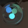 Ny Lysande Glödande 6mm 8mm Kvarts Terp Pearl Ball Infoga med Röd Blå Grön Klar Glas Terp Topp Pärlor för Quartz Rökning Nail