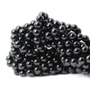 Perles lâches en onyx noir naturel Good 4-12 mm Bracelet Collier Dyi Bijoux pour hommes