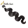 Bella Hair® High Quallity Human Hair 3 Bundles 9A Weaves Natural Color Body Wave Extensions Julienchina