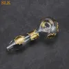 Glass Smoking Pipes Hot Sale Manufacture Hand Pipes Hight Quality Cucumber Spoon Pipe Amazing Heady Glass Bongs