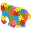 Wooden Animals English 26 Alphabetic Letter Jigsaw Puzzle Children 3-5-6 years old Factory Price Wholesale Mix order 2 Set Or More