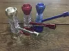 high quality metal smoking tobacco pipe water spoon pipes dry herb water bong bubbler newest smoking accessories free shipping