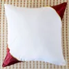 Funda de almohada en blanco para la sublimación de poliéster Diagonal almohada impresión de transferencia térmica DIY personalizada regalos en blanco personalizados
