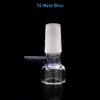 14mm Bowls 18mm Male Female joint glass bowl holder Blue Green Snowflake Filter thick piece for Smoking Oil Rigs bongs