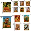 Halloween Ringraziamento Decorazioni natalizie Bandiera da giardino Benvenuto Autunno Autunno Bandiere di zucca Hanging Garden Banner Home Party Decoration